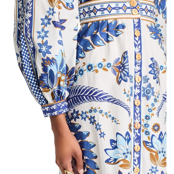 NWT Farm Rio Ana Tapestry Maxi Dress $285 XS - Picture 4 of 7